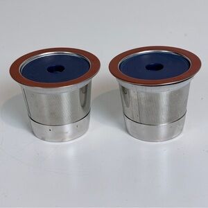 2 Keurig Stainless Steel Reusable k-cup Coffee Filters